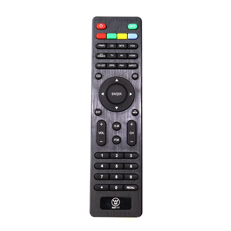 UBay RMT-17 RMT17 Remote Control Replacement for Westinghouse TV LD2480 LD3280 VR2218 VR3215 VR2418 EW24T3LW EW24T7EW W19S4JW LD3240 EW32S3PW EW19S4JW EW24T3LW - Image 1